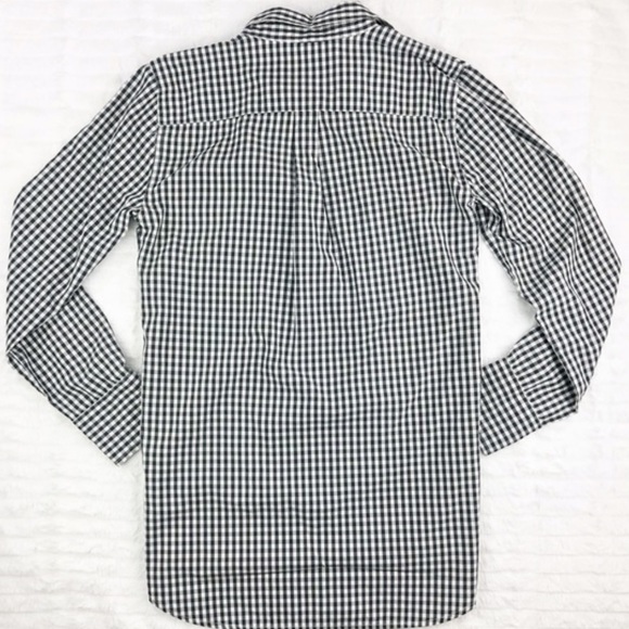 J.Crew Black Gingham Popover Tunic - Picture 2 of 5